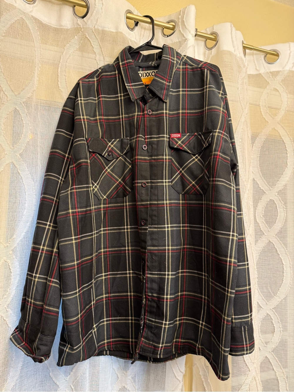 Dixxon Green and red Flannel Shirt